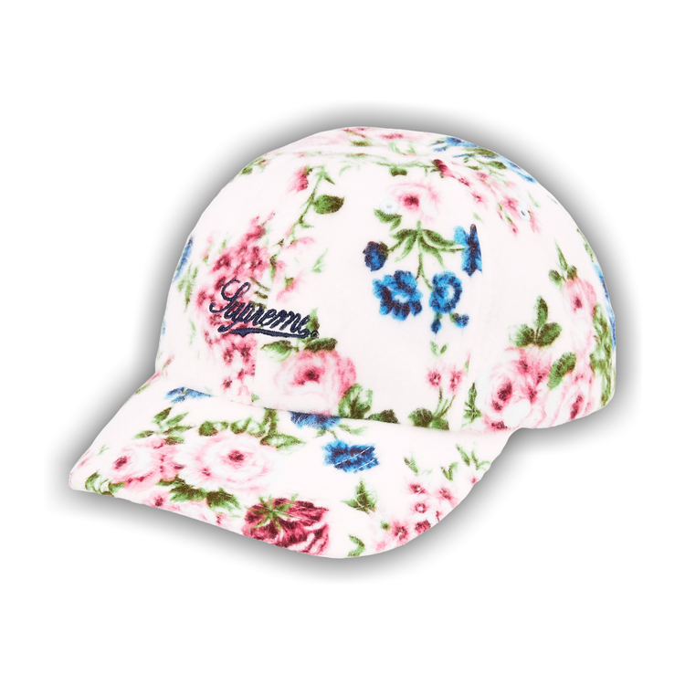Buy Supreme Floral Flannel 6-Panel 'White' - SS26H112 WHITE | GOAT