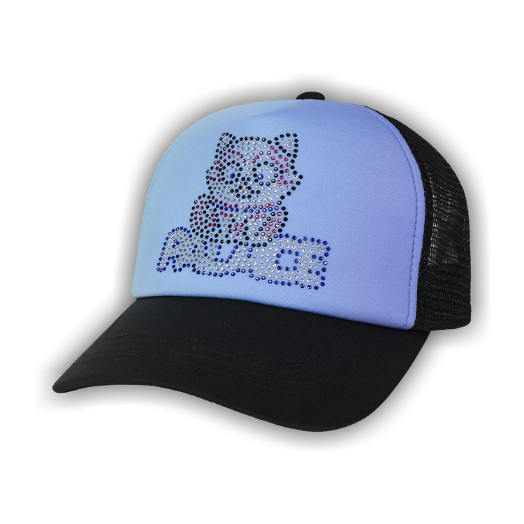 Buy Palace Kitty Rhinestone Trucker 'Black' - P30H249 | GOAT