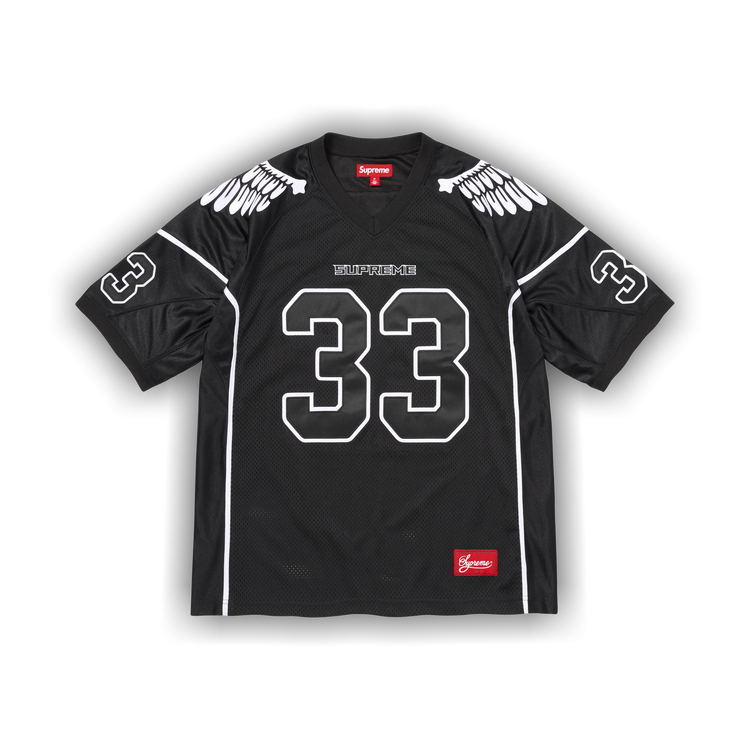 Buy Supreme Wings Jersey 'Black' - SS26KN104 BLACK | GOAT