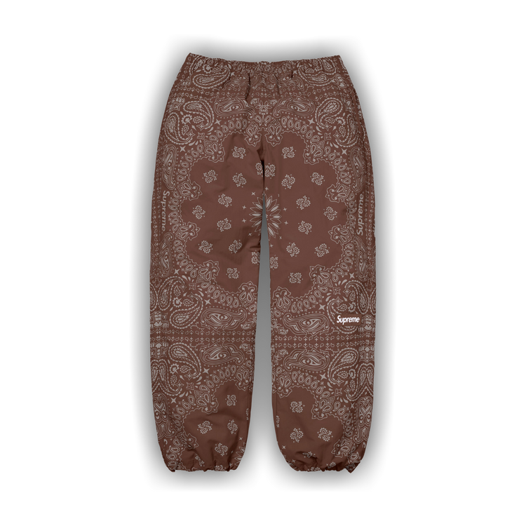 Buy Supreme Reflective Bandana Track Pant 'Brown' - SS26P70 BROWN
