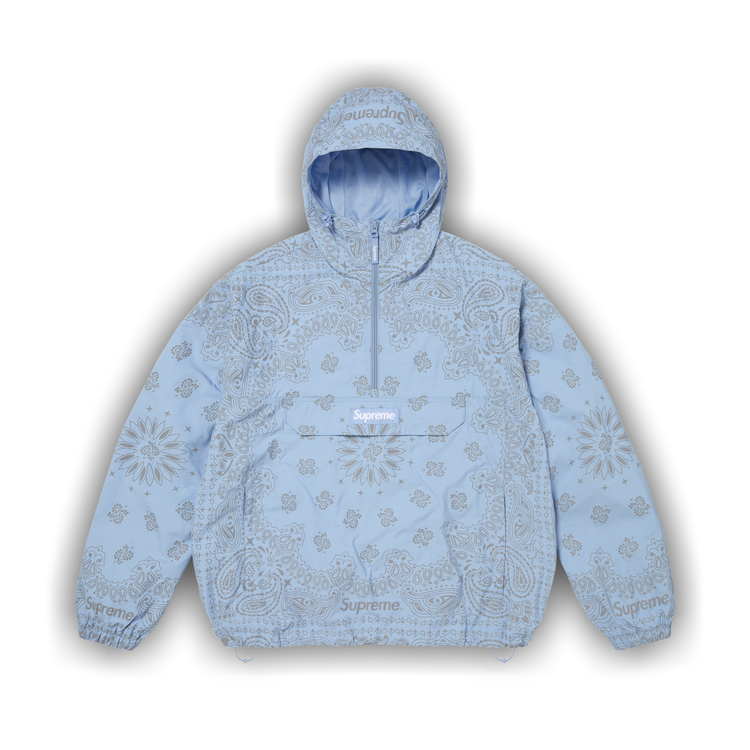 Buy Supreme Reflective Bandana Anorak 'Light Blue' - SS26J77 LIGHT