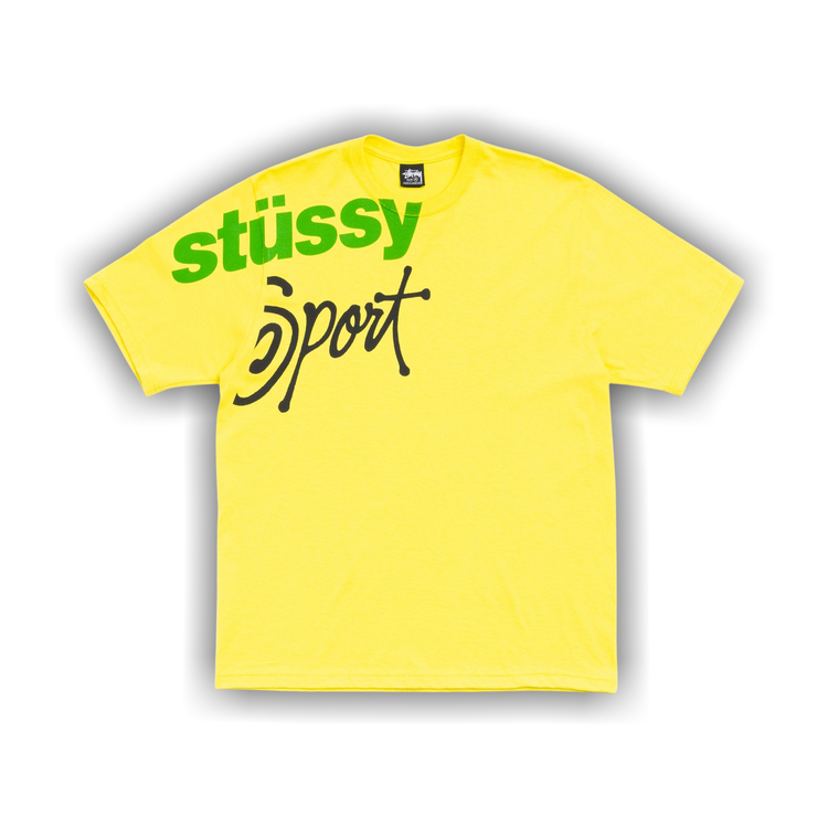 Buy Stussy Sport Tee 'Lemon' - 1905188 LEMO | GOAT