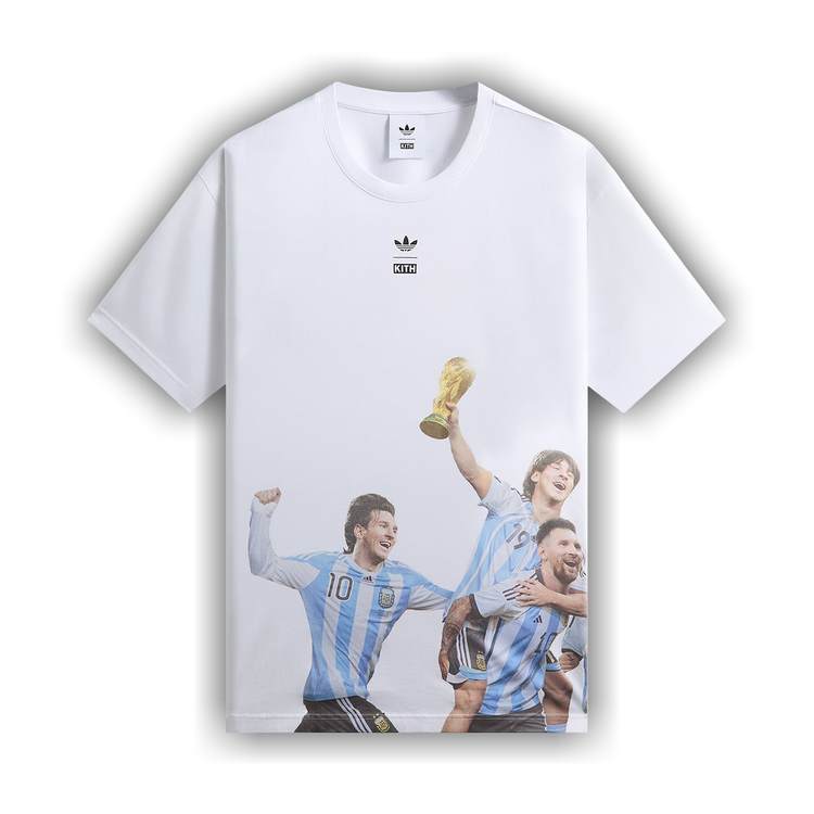 Buy Kith x Messi For Adidas World Cup Graphic Tee 'White