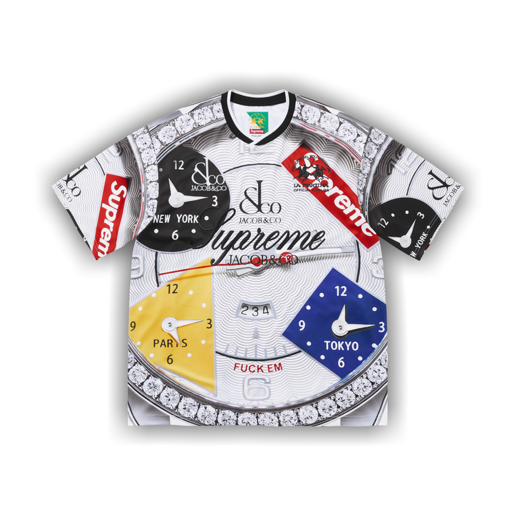 Buy Supreme x La Martina x Jacob & Co Jersey 'White' - SS26KN102