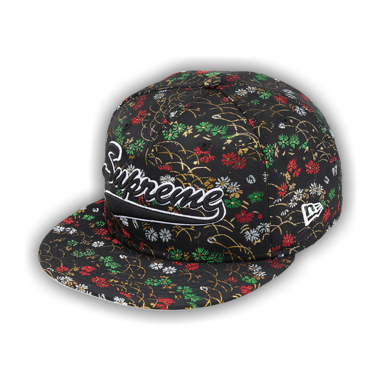 Buy Supreme Floral Jacquard New Era 'Black' - SS26H BLACK | GOAT