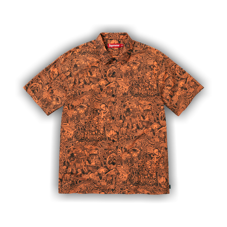 Buy Supreme Wombat Short-Sleeve Shirt 'Orange' - SS26S41 ORANGE | GOAT