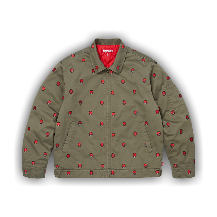Buy Supreme x Spitfire Work Jacket 'Olive' - SS26J67 OLIVE | GOAT