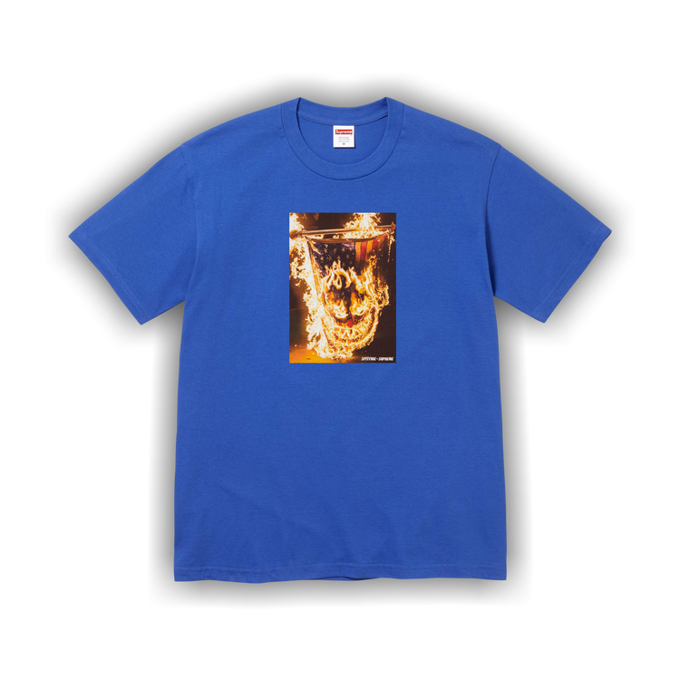 Buy Supreme x Spitfire Flag Tee 'Royal' - SS26T63 ROYAL | GOAT