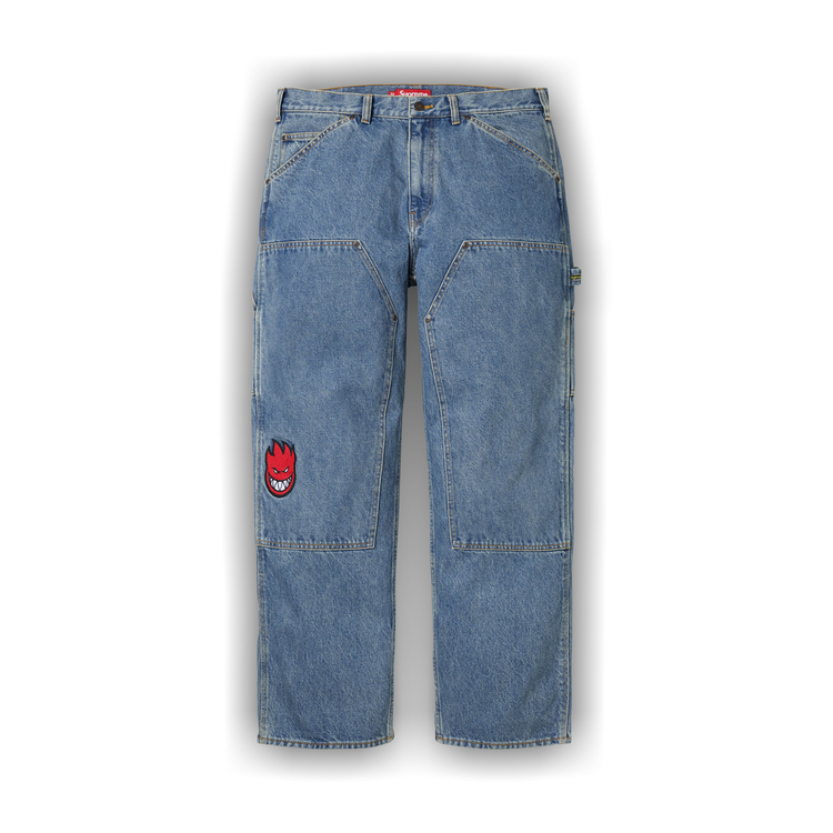 Buy Supreme x Spitfire Double Knee Painter Pant 'Denim' - SS26P64