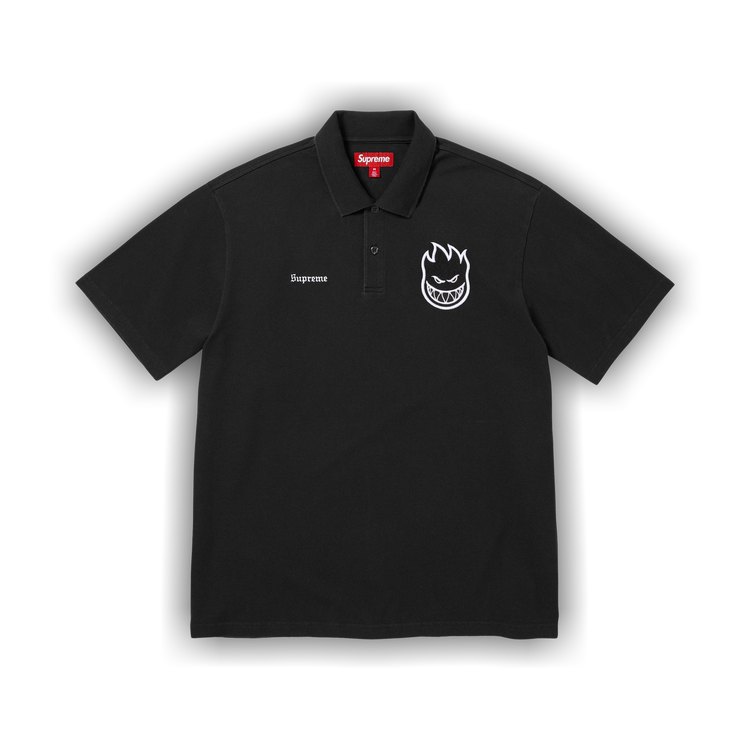 Buy Supreme x Spitfire Polo 'Black' - SS26KN57 BLACK | GOAT