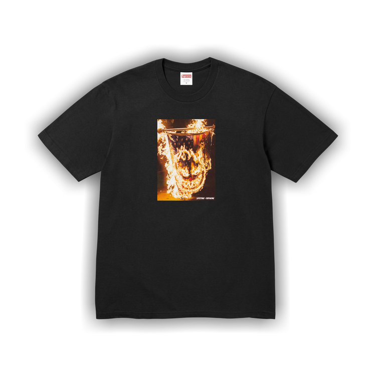 Buy Supreme x Spitfire Flag Tee 'Black' - SS26T63 BLACK | GOAT