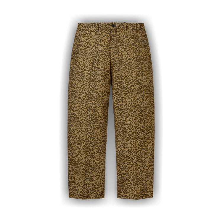 Buy Supreme Leopard Wool Trouser 'Tan' - SS26P43 TAN | GOAT