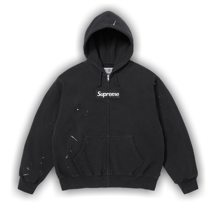 Supreme × MM6 Maison Margiela Buy Supreme x MM6 Maison Margiela Box Logo Zip Up Hooded