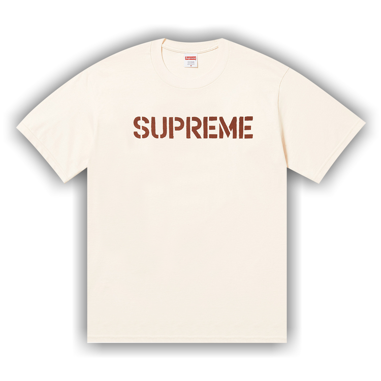 Buy Supreme Hard Tee 'Natural' - SS26T64 NATURAL | GOAT