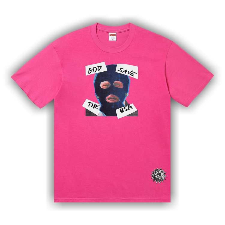 Buy Supreme God Save Us Tee 'Fuchsia' - SS26T69 FUCHSIA | GOAT