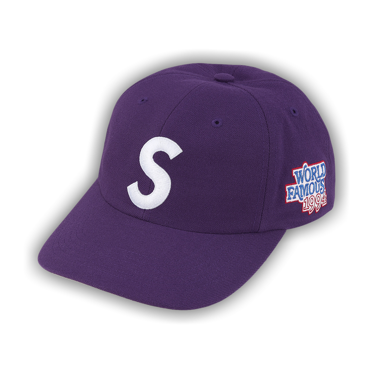 Buy Supreme World Famous S Logo 6-Panel 'Purple' - SS26H11 PURPLE