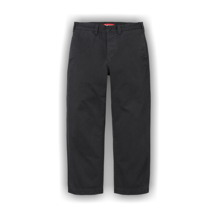 Buy Supreme Chino Pant 'Black' - SS26P49 BLACK | GOAT