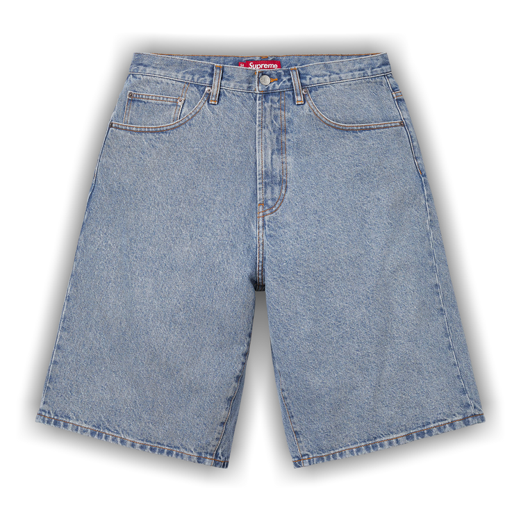 Buy Supreme Baggy Denim Short 'Washed Indigo' - SS26SH15 WASHED