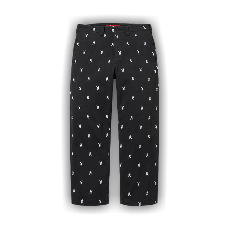 パンツ supreme playboy chino pants 30 Buy Supreme Chino Pant 'Black Playboy' - SS26P49B BLACK PLAYBOY | GOAT