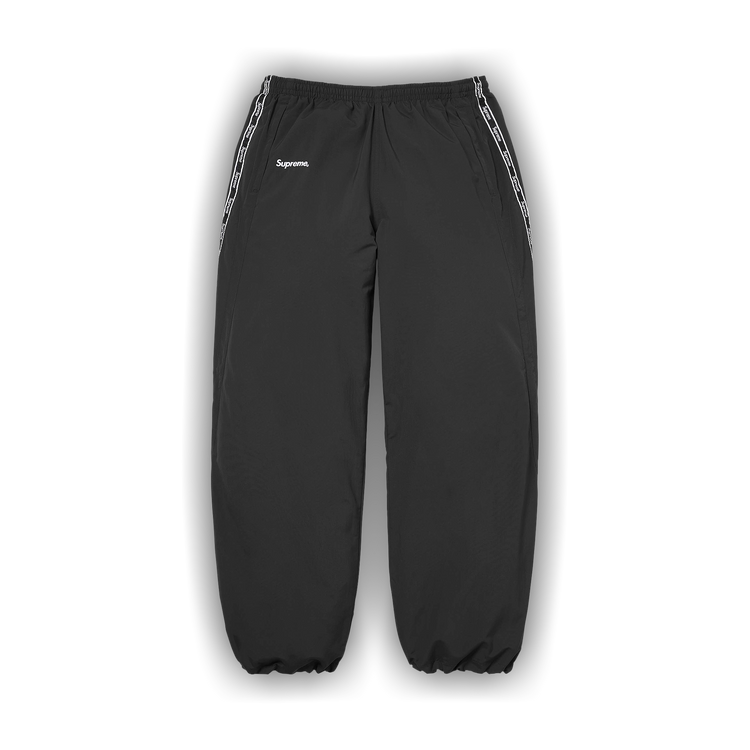 Buy Supreme Logo Taping Track Pant 'Black' - SS26P91 BLACK | GOAT