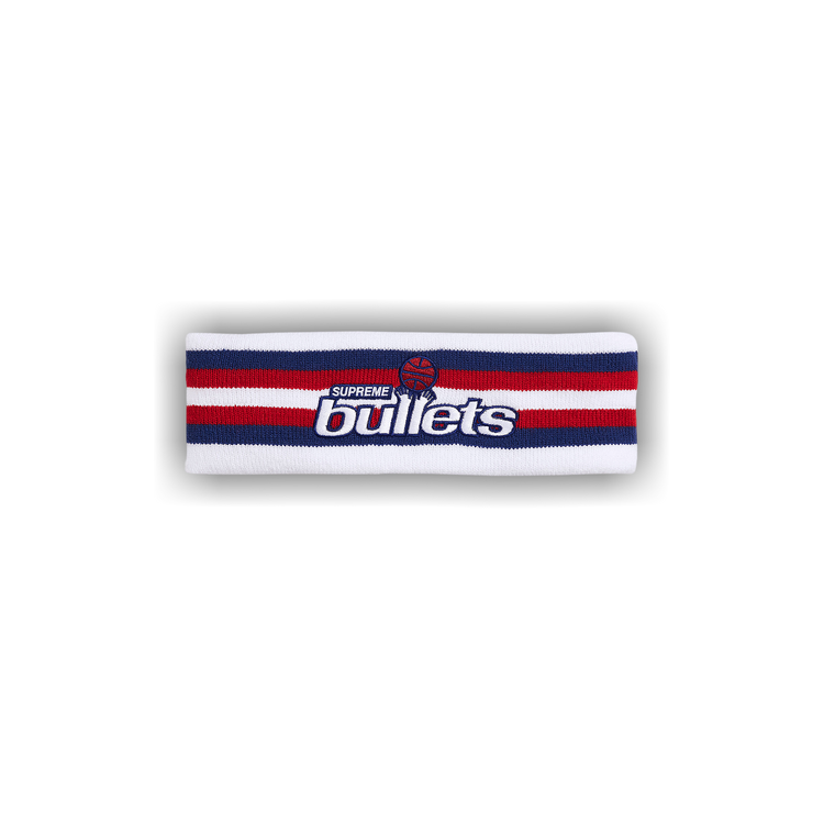 Buy Supreme x Mitchell & Ness Teams Headband 'White' - SS26BN47