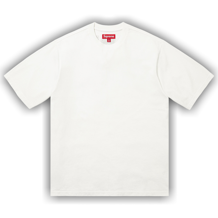 Buy Supreme Rhinestone Script Short-Sleeve Top 'White' - SS26KN86