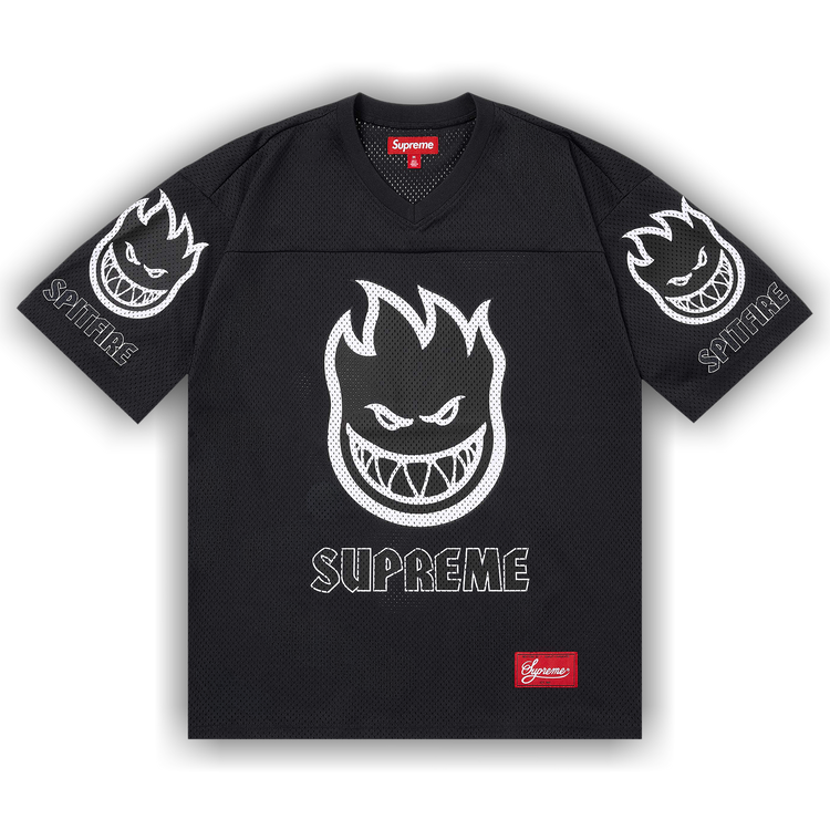 Buy Supreme x Spitfire Jersey 'Black' - SS26KN60 BLACK | GOAT