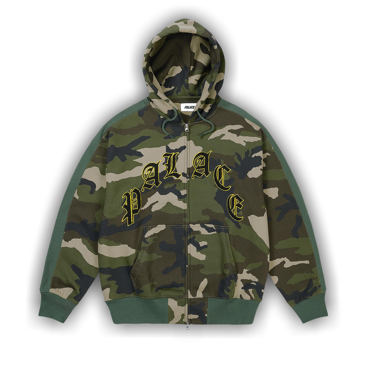 Buy Palace Legacy Zip Hood 'Woodland Camo' - P31CS012 | GOAT