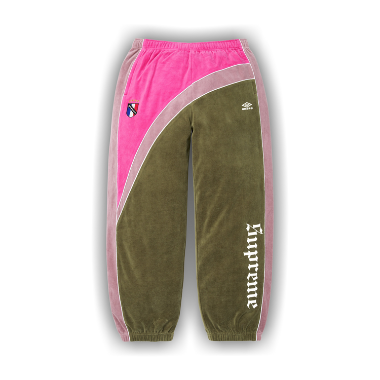 Buy Supreme x Umbro Velour Track Pant 'Olive' - FW26P35 OLIVE | GOAT