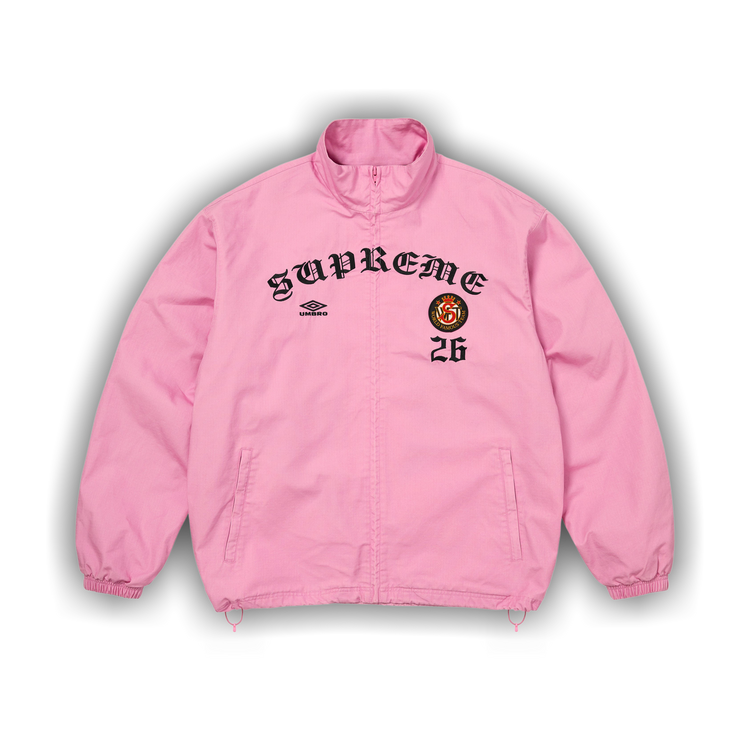 Buy Supreme x Umbro Cotton Ripstop Track Jacket 'Pink' - FW26J92