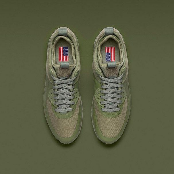 Size 7.0 Air Max 90 Sneakerboot SP Patch Steel Green