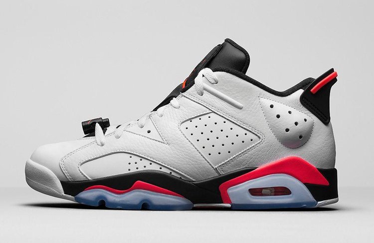 Air Jordan 6 Low White Infrared