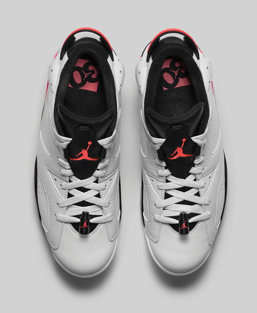 Buy Air Jordan 6 Low White Infrared 304401 123 GOAT