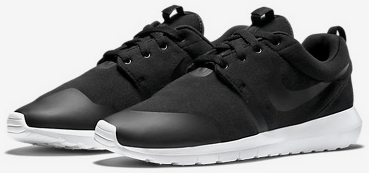 Nike roshe black suede store