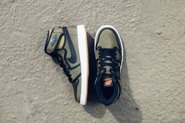 Buy AJKO Retro Hi Militia Green 638471 008 GOAT