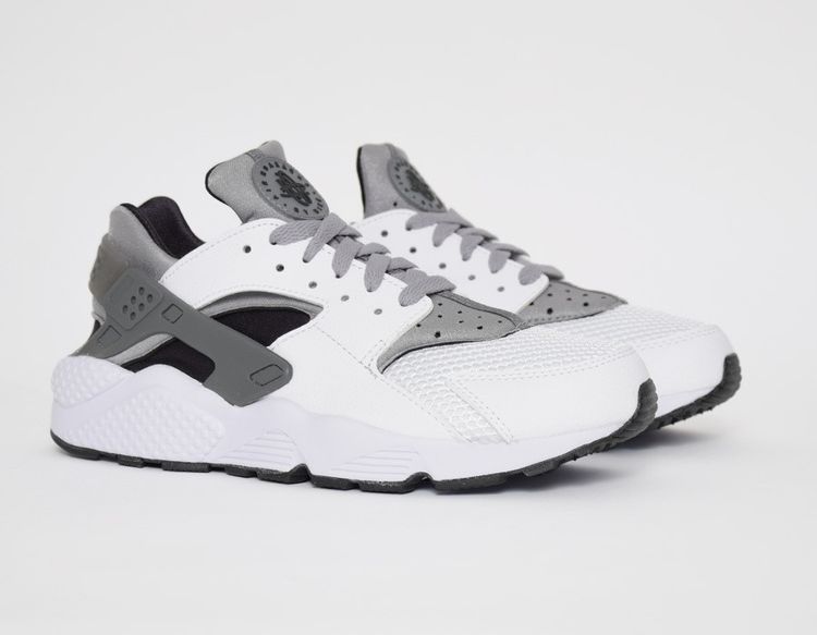 Nike Air Huarache White Black Grey