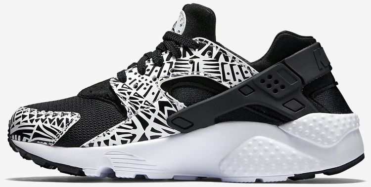 Buy Huarache Run Print GS Black 704943 002 GOAT