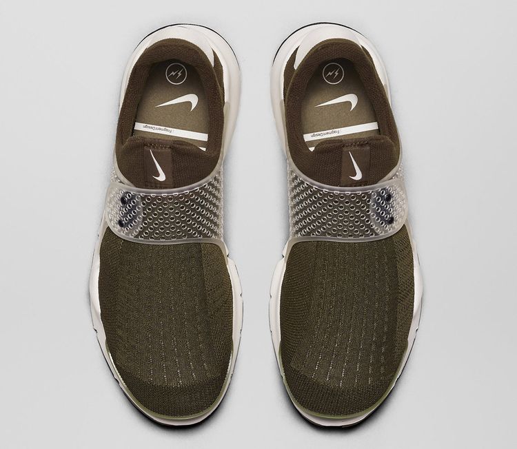 Nike Sock Dart x Fragment (2014) Dark Loden Mens Shoes Size 12 728748 300 NEW Size 11 - Fragment Design x Nike Sock Dart Dark Loden for  main image 2