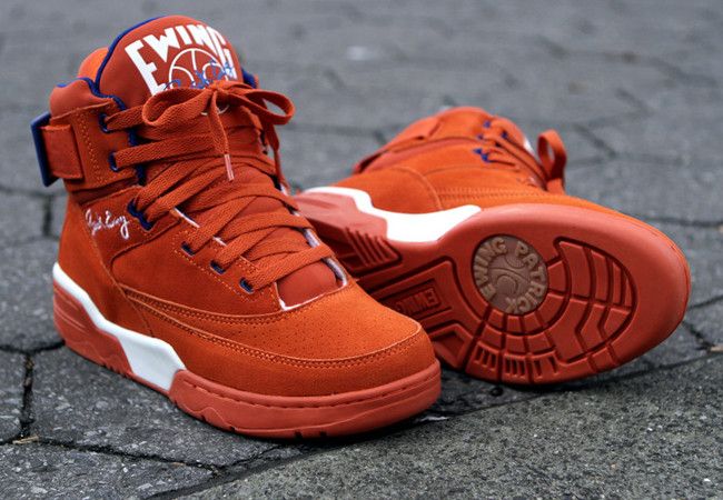 Ewing 33 Hi Orange Suede