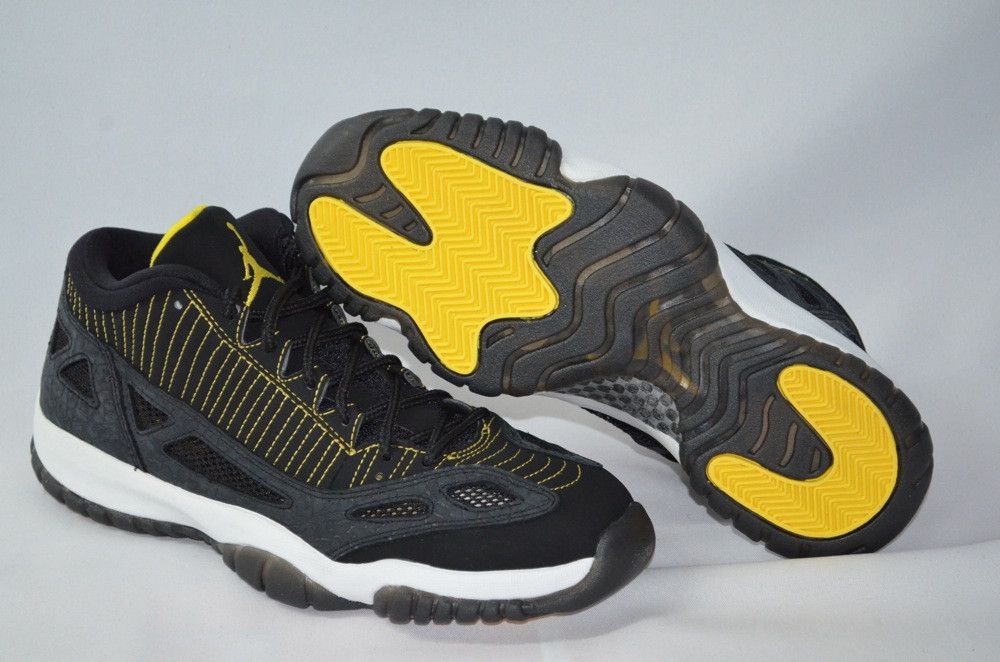Jordan 11 black yellow outlet
