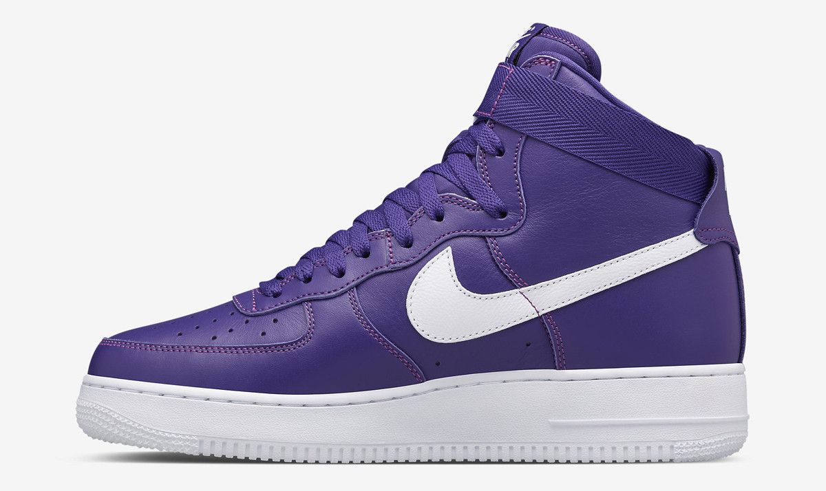 Achetez des Air Force 1 High SP Purple White 823297 500 GOAT FR