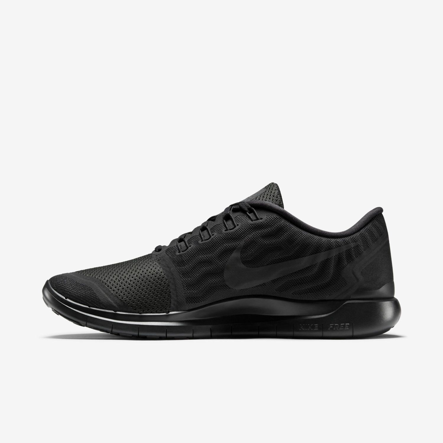nike free run 5.0 womens all black