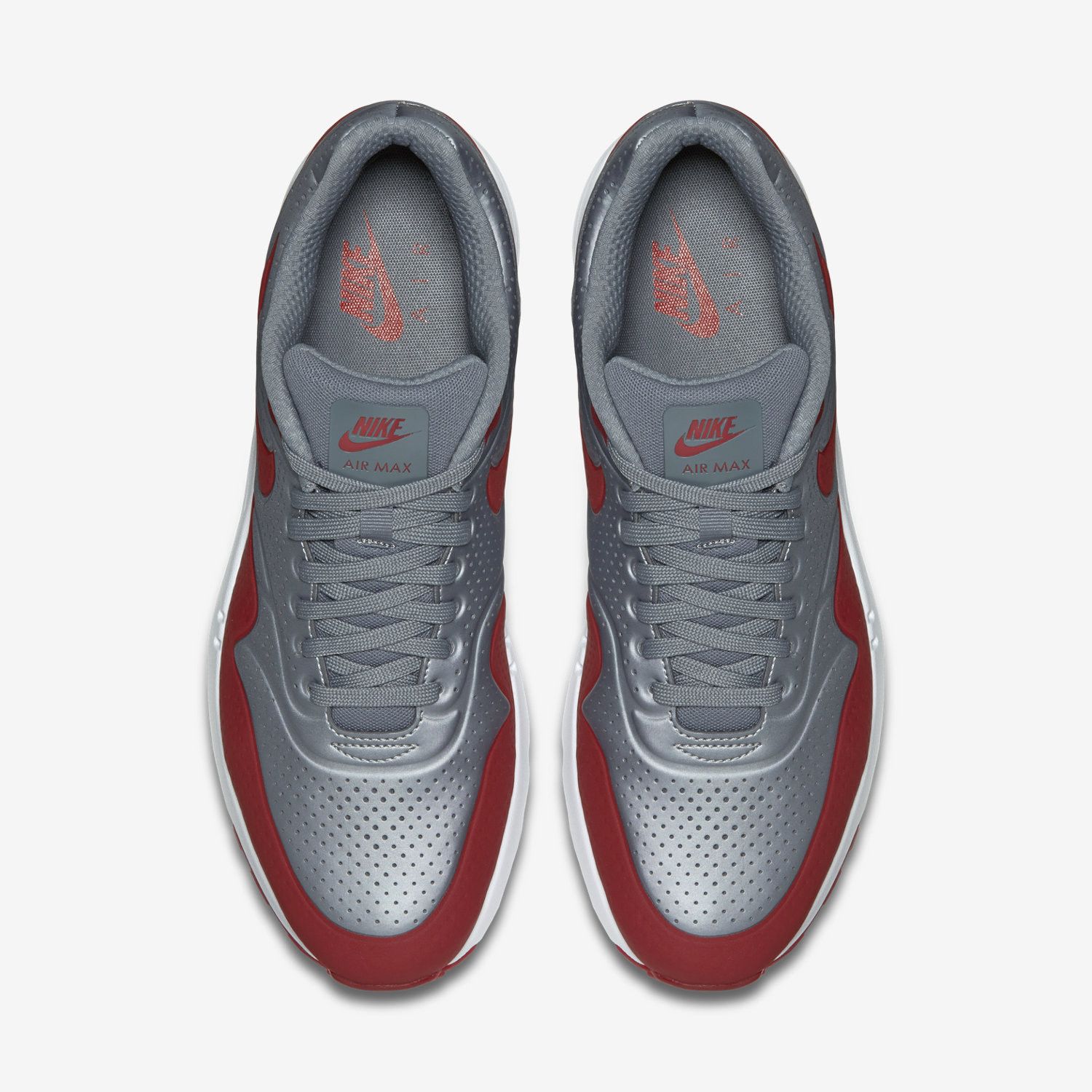 nike air max 1 white university red cool grey