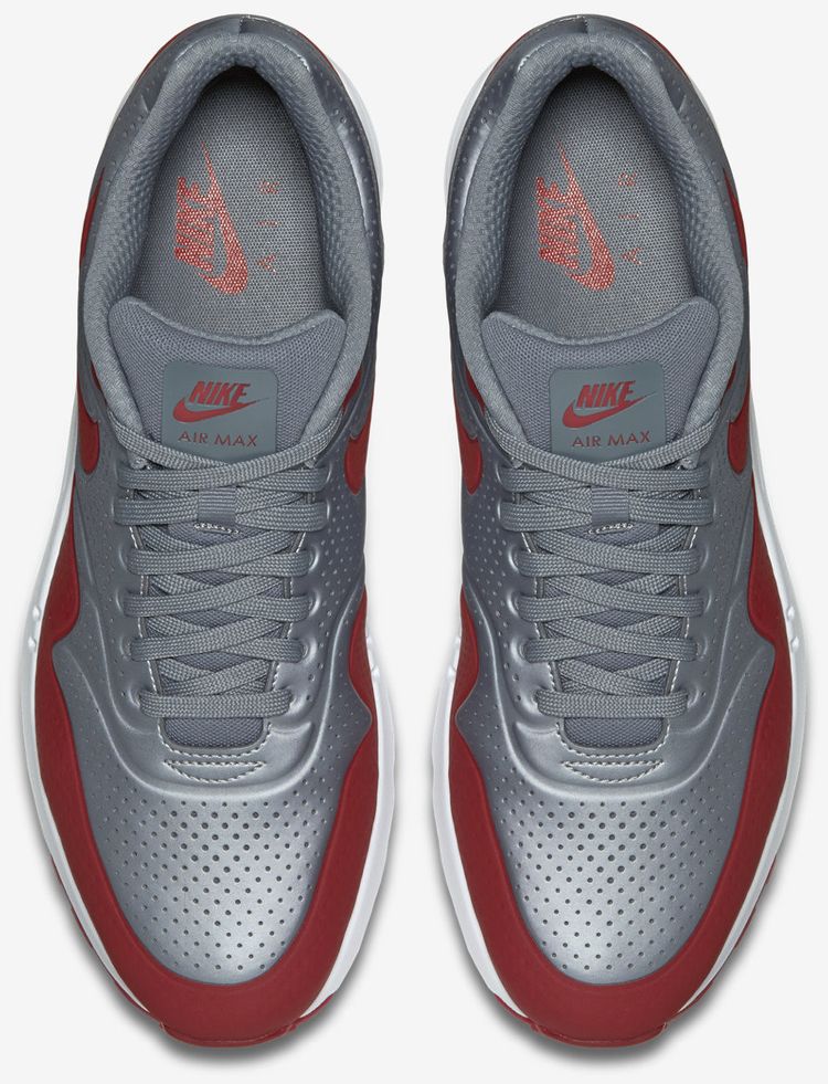 Nike Air Max 1 Ultra Moire Gym Red Metallic Grey