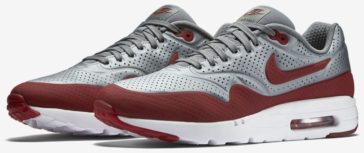 Nike Air Max 1 Ultra Moire Gym Red Metallic Grey