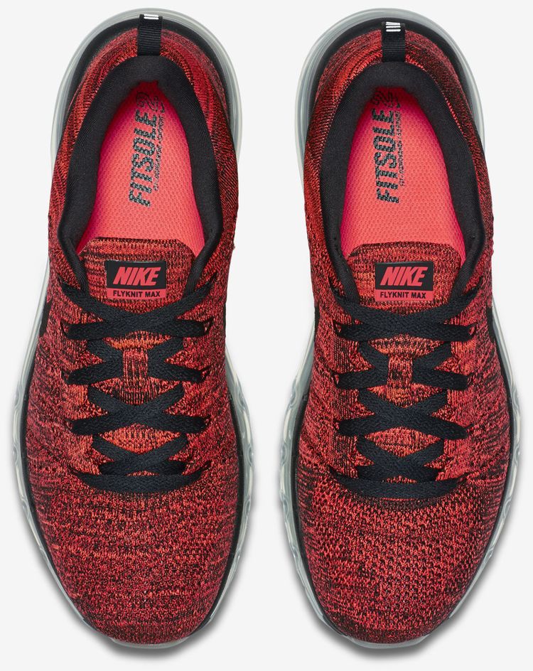 Nike Flyknit Air Max Orange Crimson
