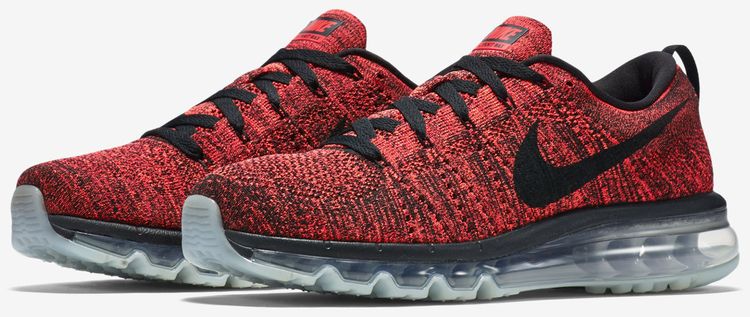 Nike Flyknit Air Max Orange Crimson
