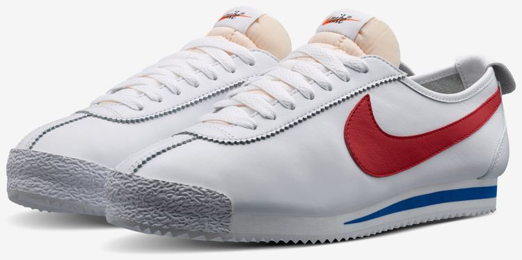 NikeLab Cortez 72 White Red Blue