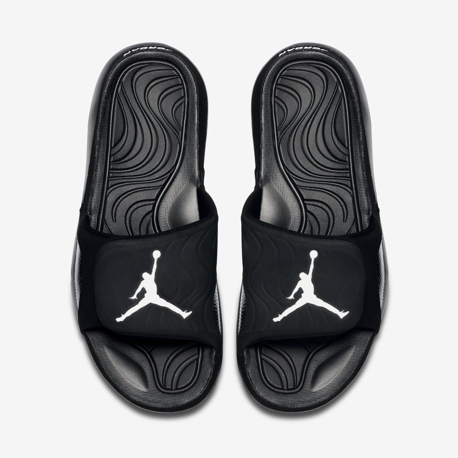 Jordan hydro 4 slides black deals