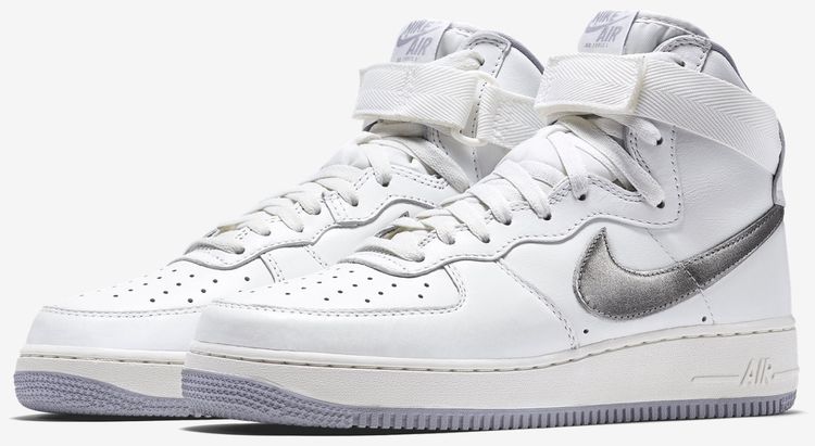 Buy Air Force High Retro QS 'White Silver' 743546 101 GOAT